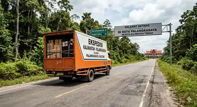 pengiriman ke pangkalan bun